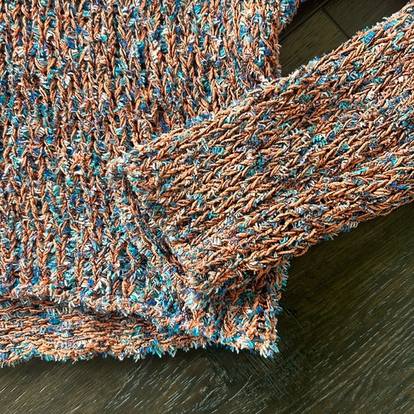 Urban Outfitters Jax Cropped Textured Speckled Look Sweater, Medium - Picture 6 of 8